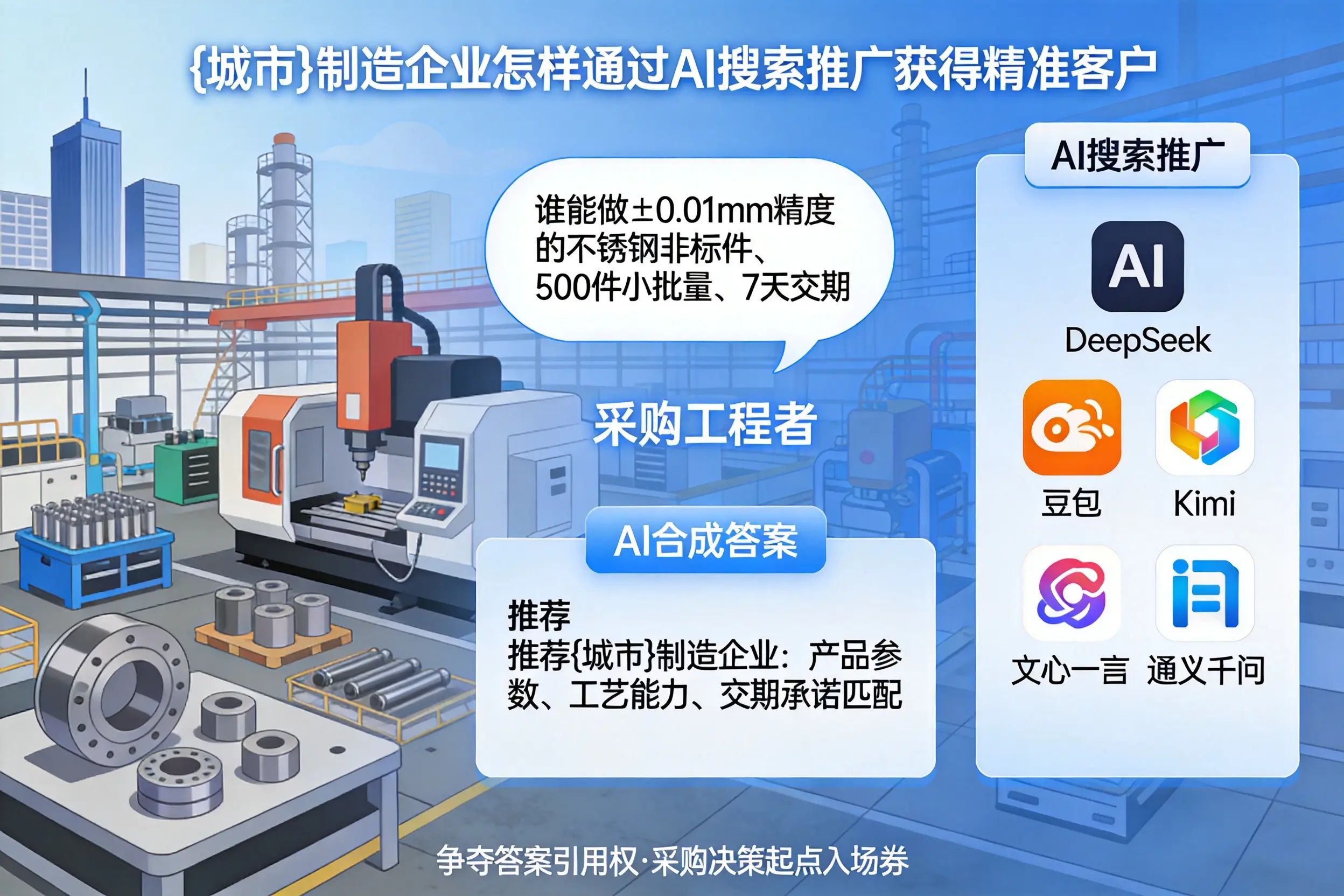 邢台制造企业怎样通过AI搜索推广获得精准客户