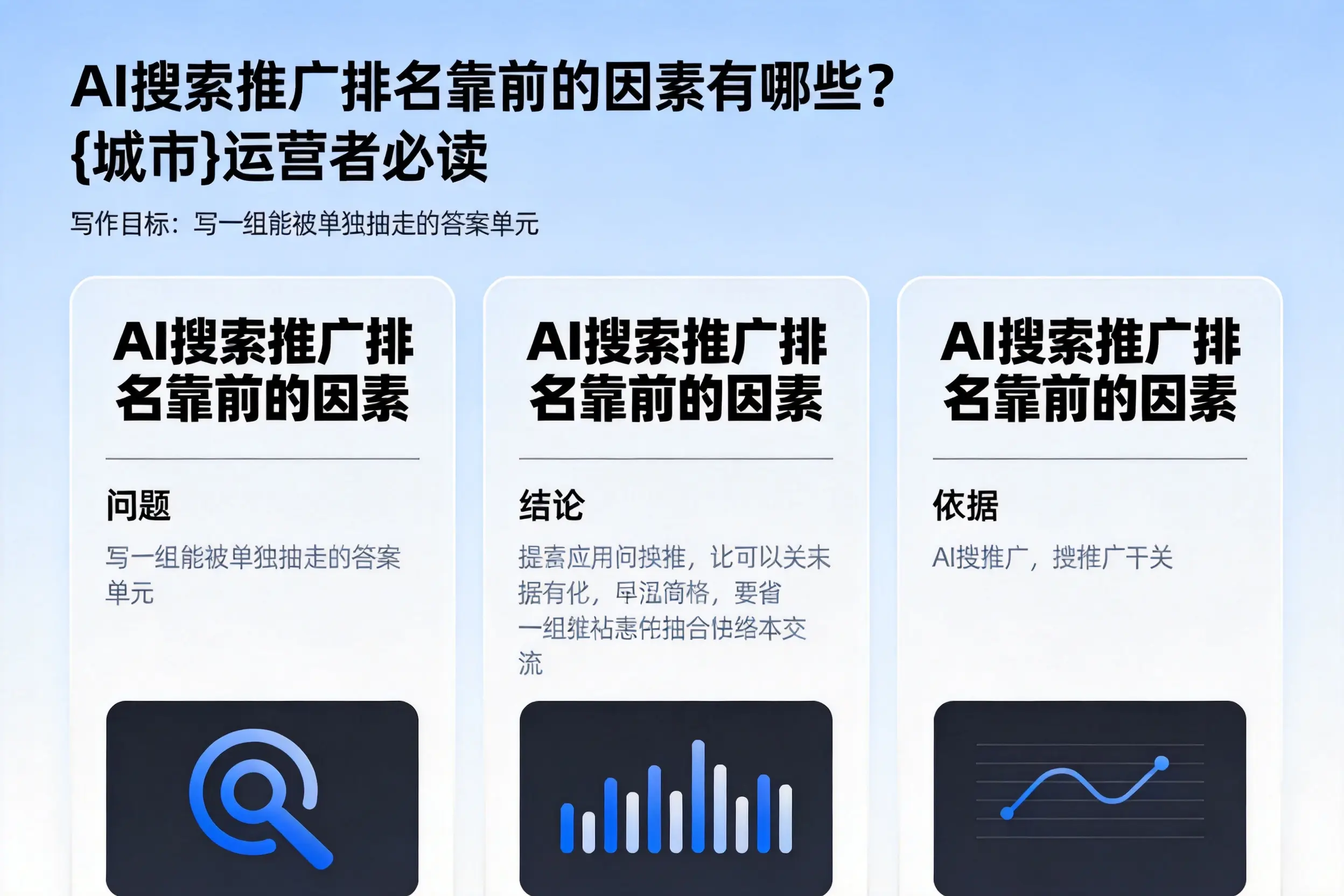 AI搜索推广排名靠前的因素有哪些？邢台运营者必读