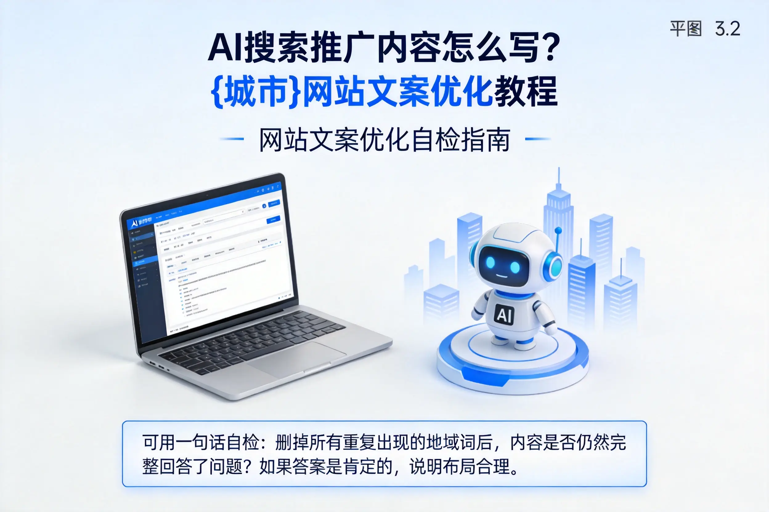 AI搜索推广内容怎么写？邢台网站文案优化教程