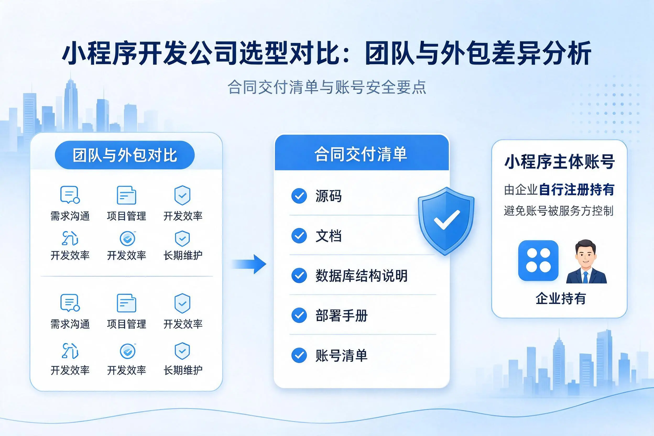 邢台小程序开发公司选型对比:团队与外包差异分析