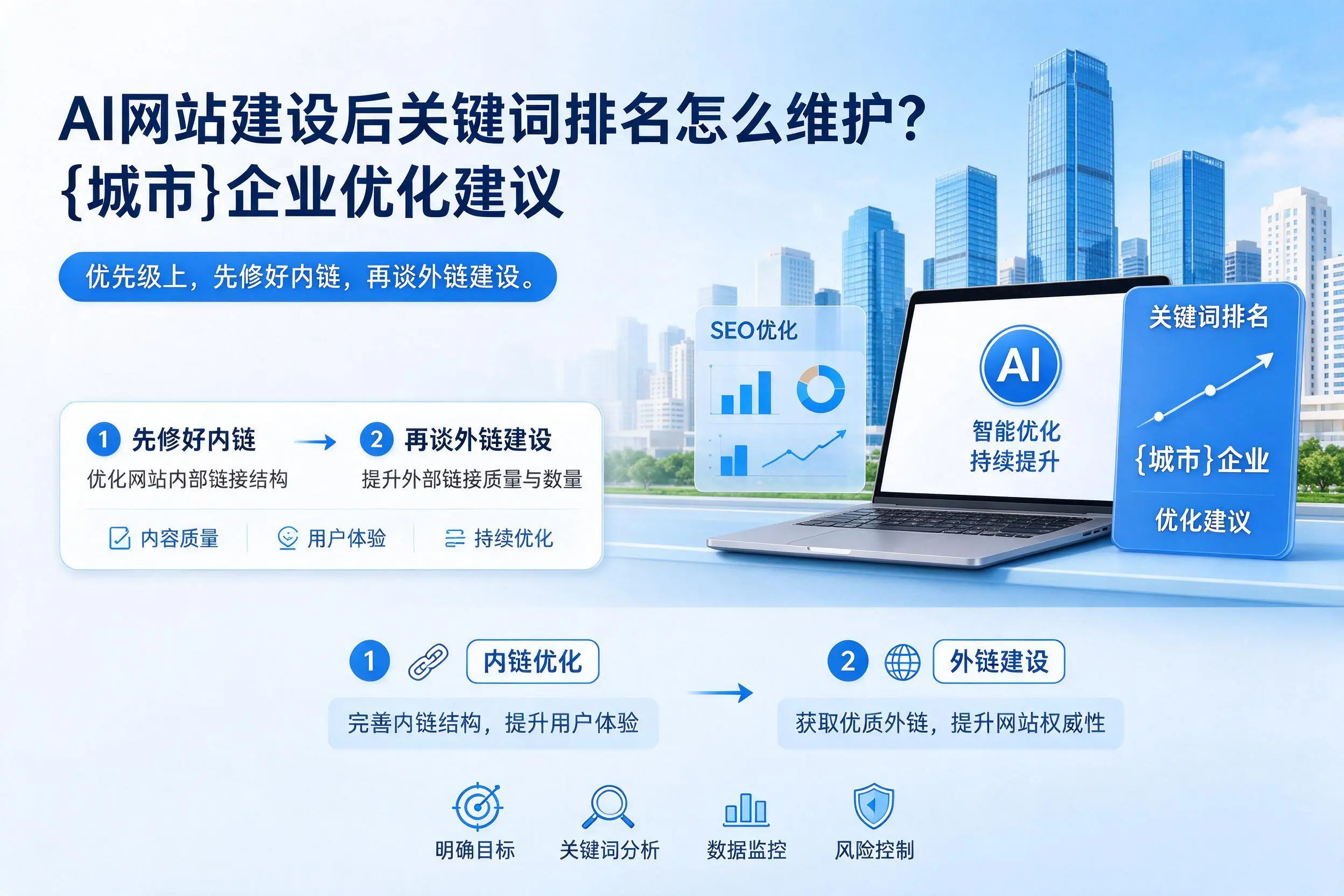 AI网站建设后关键词排名怎么维护?邢台企业优化建议